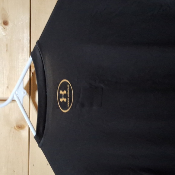 WWE Title Under Armour Rare Men's Compression Short Sleeve Shirt size Large - Picture 4 of 5